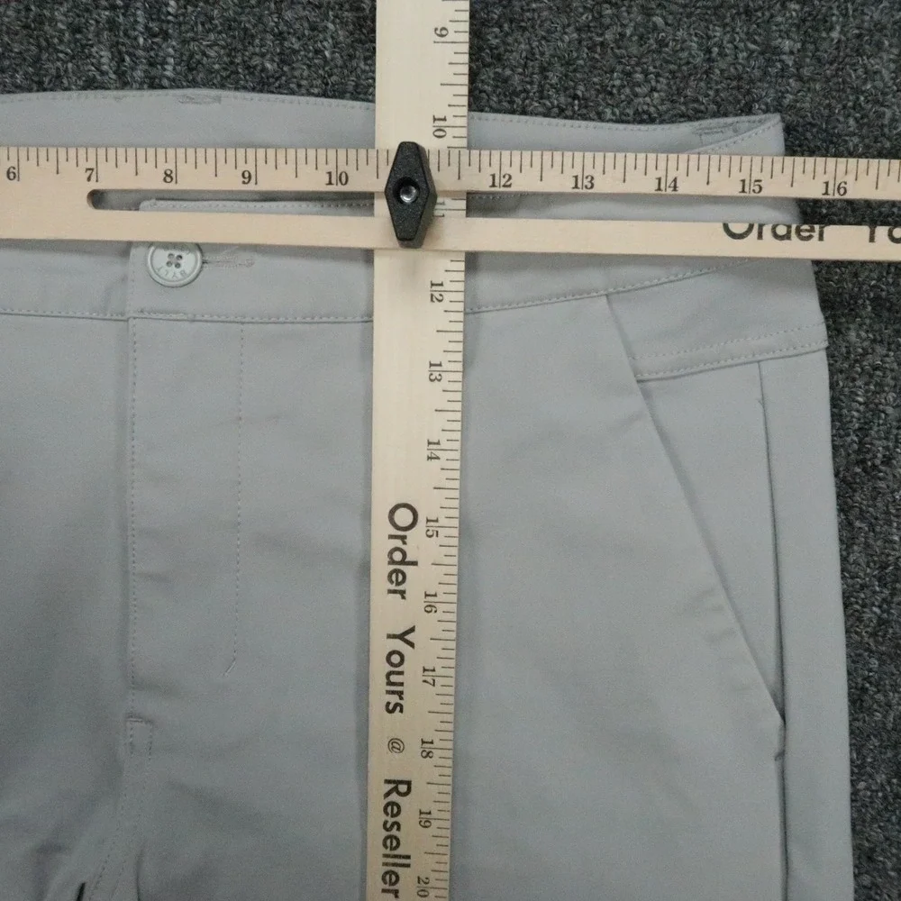 BYLT Basics Pants Mens 33x29 Gray Everyday Straight Zip Pocket Stretch Golf